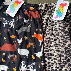 NWT 2 Pair leggings from “Mad About Leggings” Leggings Depot